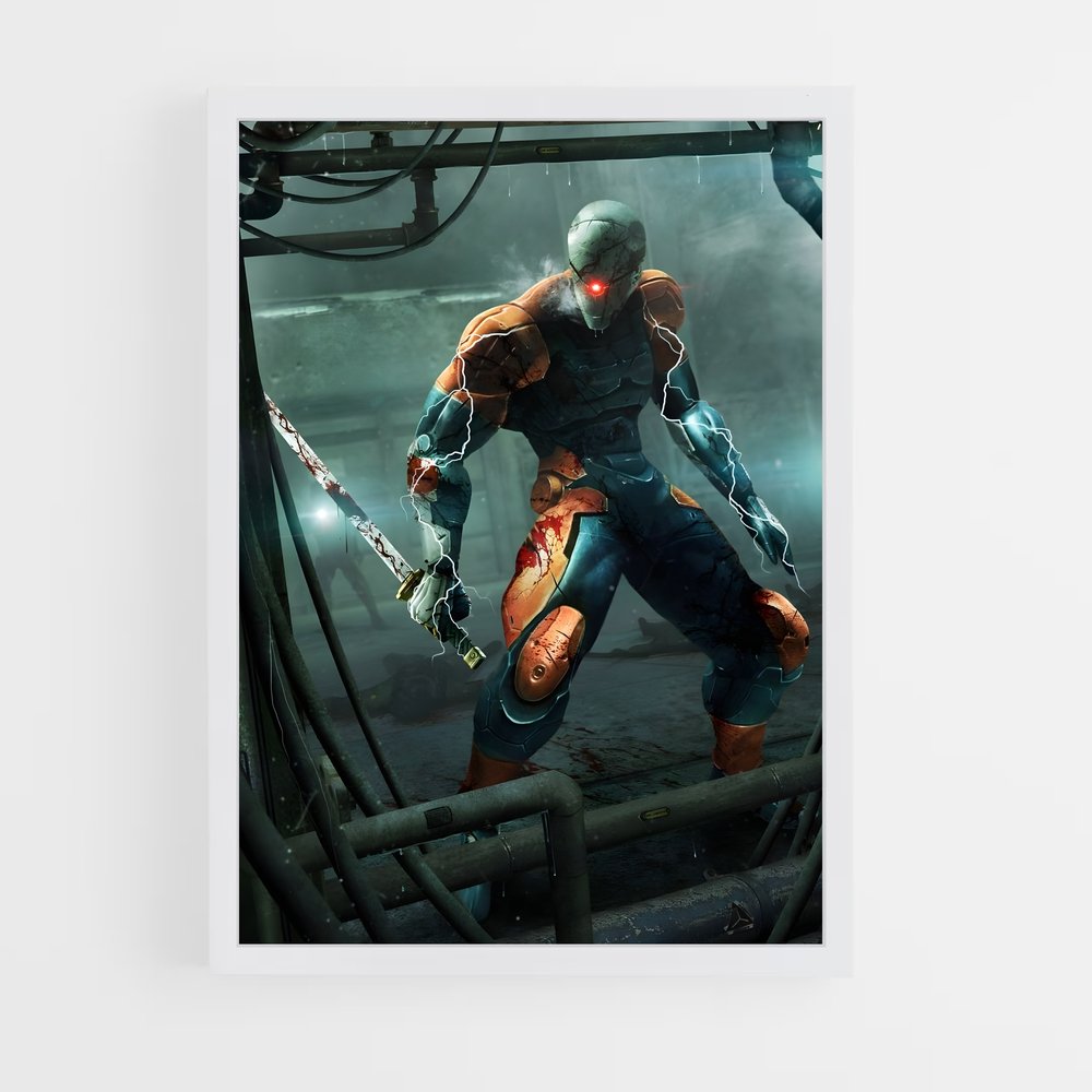 Poster Cyber Ninja – affiche Metal gear solid (vue 3)